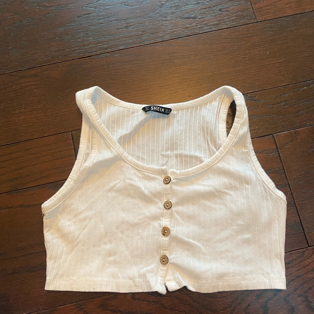 White tank top